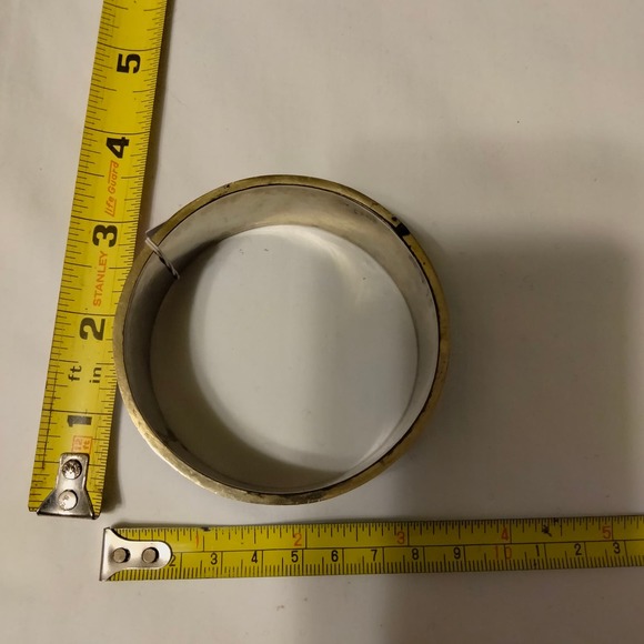 Iris Apfel & Bajalia Blue Lapis Lazuli Statement Bangle Bracelet - Picture 10 of 13